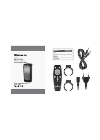 Акустична система X-797 Black Real-El (341490127)