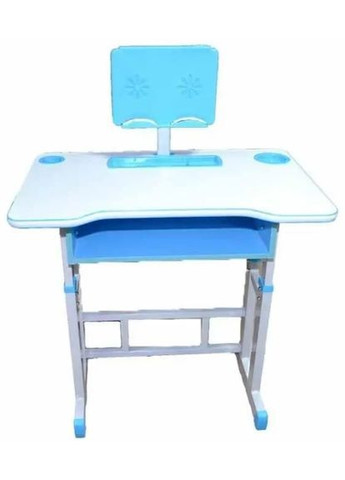 Дитячий стіл-парта зі стільцем та регулюванням висоти Блакитний (2104618701) No Brand (362209635)