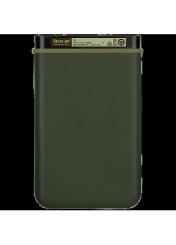 Портативний жорсткий диск 2TB StoreJet 25M3 Military Green (TS2TSJ25M3G) Transcend (360424469)
