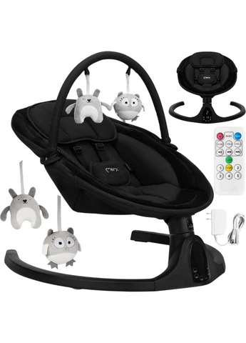 Крісло-гойдалка Kenani Onyx Black (BULE00038) MoMi (388088700)