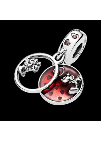 Срібний шарм Пандора "Міккі та Мінні Маус, Love and Kisses" 799298C01 Kabluchka (355344291)