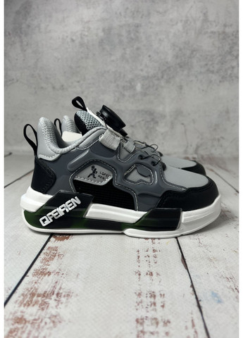 Сірі всесезонні кросівки дитячі сірий (497) Tom.M