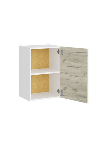 Кухонный модуль верхний Эко 400 дуб крафт белый/белый 40х30х58 см (EVR-071016) Еверест (373646790)