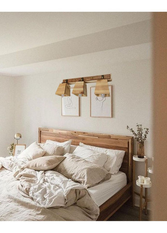 Світильник спот стельовий поворотний дерев’яний Handmade (371355851)