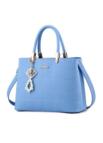 Модна жіноча сумка з брелоком еко шкіра. No Brand (298996734)