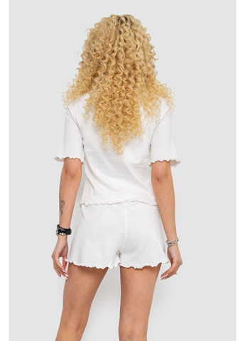 Молочна всесезон піжама жіноча, колір молочний, 102r371 Ager