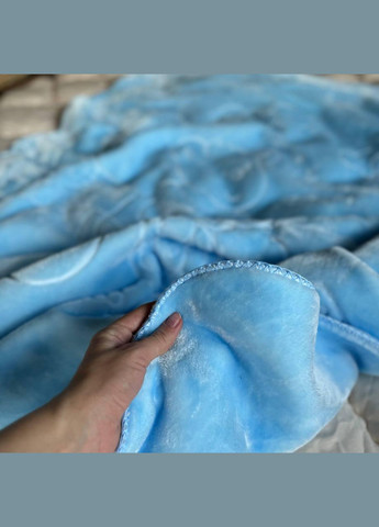 Плед дитячий велюровий 140х110 см Синій (П4К-post-kid-pled-001-04) No Brand (308755182)