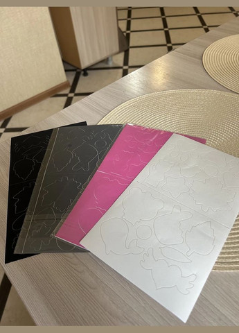 Набір 16 рожевих самоклеючих заплаток для одягу, курток та інших речей, водовідштовхувальні No Brand (329434240)