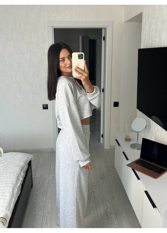 Женский костюм двойка (укроп-свитшот и брюки) Україна (349821536)