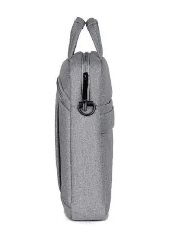 Сумка з ручками ременем відділеннями для перенесення зберігання ноутбука 13.9-14.1″ дюймів оксфорд (477048-Prob) Світло-сіра Unbranded (293940077)