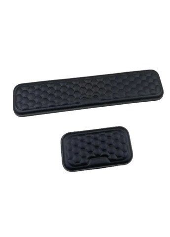 Комплект килимків під зап'ястя для клавіатури та миші з ефектом пам'яті, 2 шт Екошкіра (КДМ-119-21) No Brand (372184625)