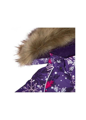 Комбинированная зимняя куртка alondra 18420030 лилoвый с принтом 92 (4741632029729) Huppa
