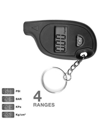 Брелок манометр електронний для перевірки тиску в шинах із РК-дисплеєм PTR No Brand (317763719)