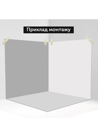 Виниловый фон 3D угловой, художественная стена, мраморный и деревянный пол для съёмки, 60×60 см, №58480 PhotoVinyl (354356707)