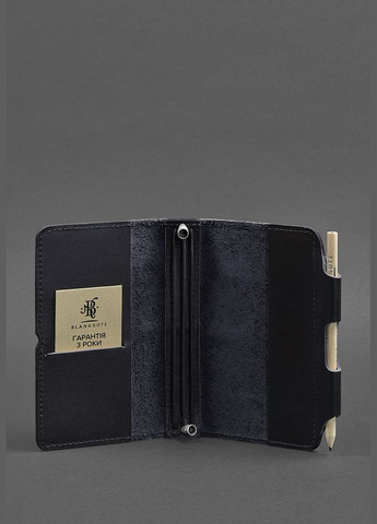 Шкіряний блокнот (Софт-бук) 3.0 синій Краст (A-026956) BlankNote (328961625)