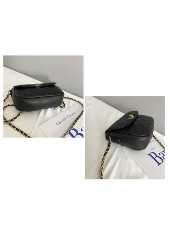 Женская сумка 10575 кросс-боди на ремешке черная No Brand (344446554)