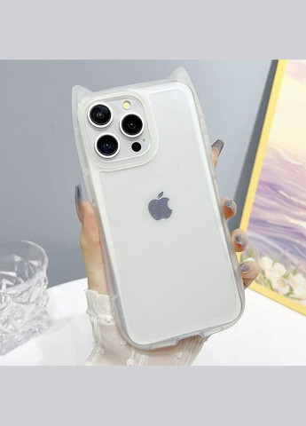 Чохол на iPhone 15 Pro / для айфон 15 про з котячими вушками Epik (360635642)