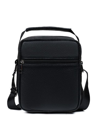Чоловіча сумка-барсетка з ручкою шкіряна Qvant 1107 - Чорного кольору Tiding Барсетка (366889825)