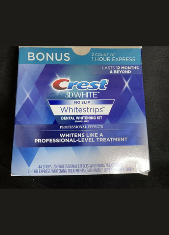 Відбілюючі смужки для зубів 3D White Professional Effects + 1 Hour Express Crest (280265818)