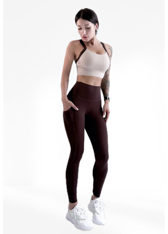 Костюм для фітнесу жіночий лосини та топ LILAFIT (353834786)