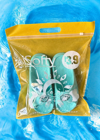 Бирюзовые спортивные, домашние, пляжные, откровенные, повседневные, кэжуал, вечерние шлепанцы женские пляжные No Brand