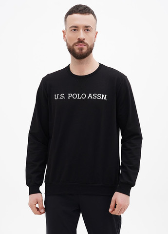 Свитшот мужской U.S. Polo Assn. - крой черный - (285689308)