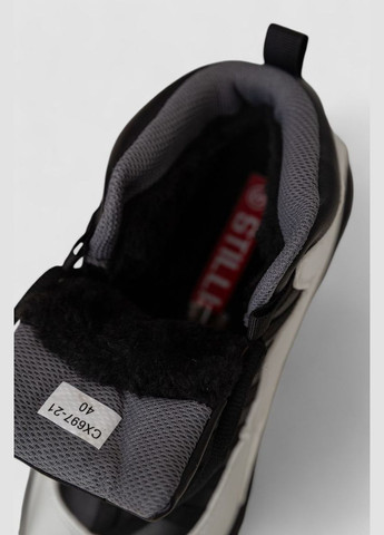 Белые осенние ботинки мужские зимние на меху Ager