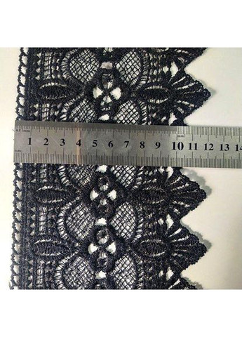 (1 метр) Мереживо макраме Sindtex 12 см колір - чорний (40м-L0370-3) Plus-plus (352746361)