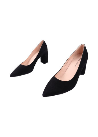 Lady Marcia Туфлі жіночі чорні натуральна замша чорний з, — (323137634)