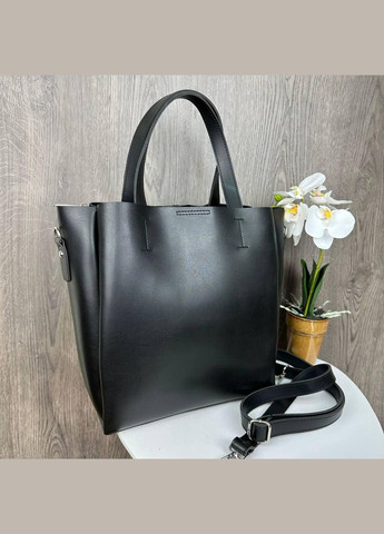 Женская сумка черная через плечо под рептилию, женская сумочка крокодила натуральная замша No Brand (334731076)