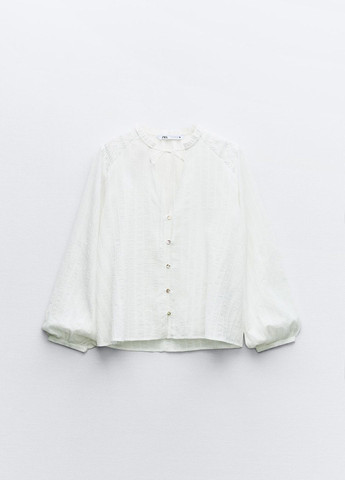 Біла демісезонна блузка Zara