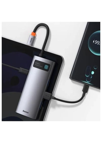 Концентратор (CAHUB-CW0G) Baseus USB-C 6-in-1 (369444792)