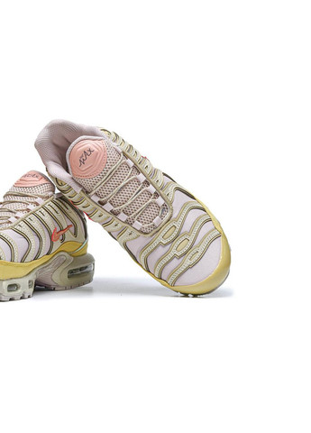 Розовые демисезонные кроссовки мужские nike air max tn gold pink waterproof найк аир макс тн плюс No Brand