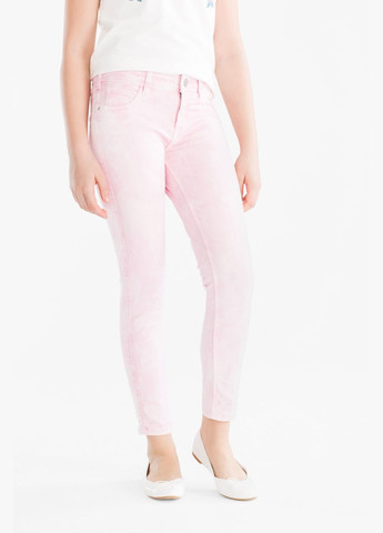 Розовые демисезонные джинсы для девочки 146 размер розовые 2005979 C&A
