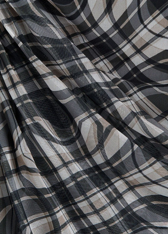 Чорна сукня H&M в клітинку