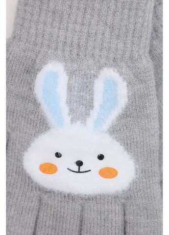 Перчатки для девочки цвет светло-серый ЦБ-00284995 Rubi (365699695)