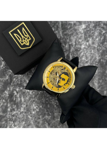 Чоловічий годинник 022 Gold-Black Automatics Вільний бо Укранець (A-042169) Patriot (368994417)