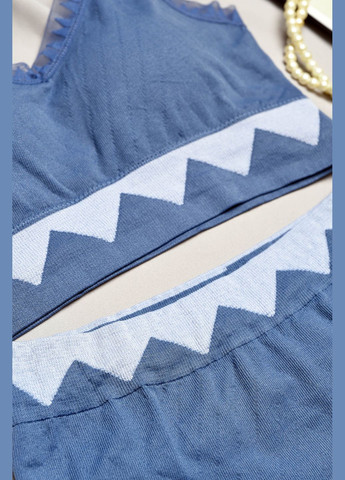 Синий демисезонный комплект женский синего цвета чашка в Let's Shop