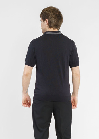 Черная футболка-поло мужское черное для мужчин Arber