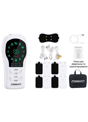 Міостимулятор з підігрівом Pro ActivePulse імпульсний масажер для м'язів + Чохол EasyFit (362440993)