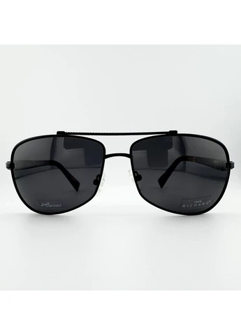 Мужские Солнцезащитные Очки TR9069 Col.08-P1 с Поляризацией (Polarized) Мужские/Женские Черный Темный Thom RICHARD (381377427)