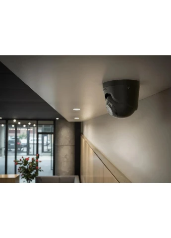 IP-Камера проводная TurretCam HL black, 8 МП, 4 мм, гибридная подсветка IR 50 м, белый LED 50 м, Poe, True WDR, IP 65, ИК 50 м, Ajax (393465947)