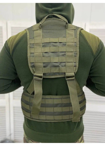 Тактичний розвантажувальний пояс РПС Elit force Оливковий No Brand (332634310)