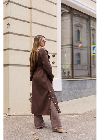 Темно-коричневое демисезонное Пальто MN