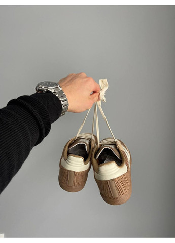 Коричневі Осінні кросівки чоловічі і жіночі adidas samba og cardboard | адідас самба ог коричневі No Brand