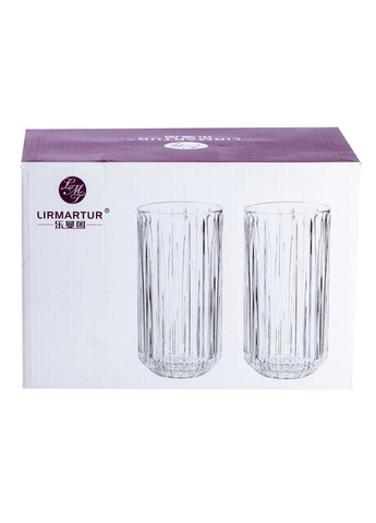 Набір склянок 6 штук 450 мл скляні прозорий HP517 TS Kitchen (369654300)