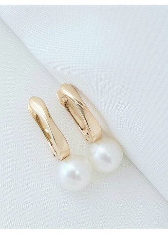 Золотые серьги с жемчугом SOVA 2191338101-1с SOVA jewelry house (354700197)
