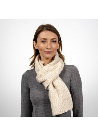 Шарф жіночий однотонний вовна бежевий AMALA LuckyLOOK 593-312 (322791593)