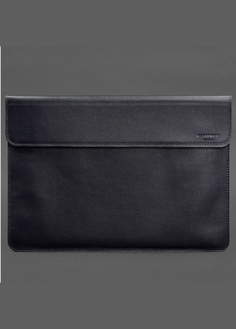 Шкіряний чохол-конверт на магнітах для MacBook 15 дюйм Темно-синій (A-027613) BlankNote (329742939)
