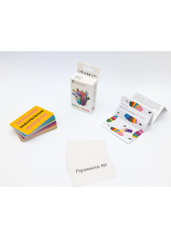Карткова гра bRainbow FGS64, 60 карток, українською мовою Fun Games (331296598)